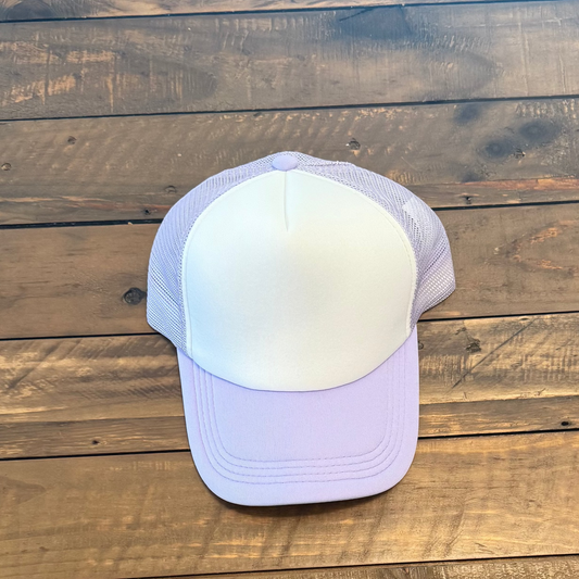 White & Light Purple Blank